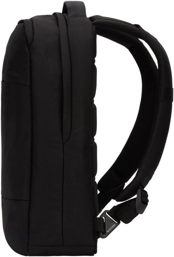 Incase Compact City Backpack with Diamond Ripstop – 18L Everyday Travel Tech Backpack and Laptop Bag for Work or School – Three Pockets, 16” Padded Laptop Sleeve, Quick Access Pocket – Black