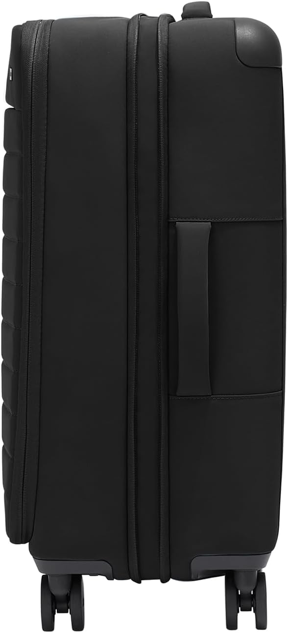 Away Softside Medium Checked Suitcase, 26 Inch Lightweight, Expandable Luggage For Men & Women, Durable Nylon Exterior, TSA Approved Lock, Ideal For Trips 1-2 Weeks, Jet Black