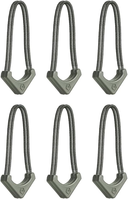WANDRD Worryless™ Locking Zipper Pullers - Secure Your Travel Essentials - Zipper Locks for Travel Gear (Wasatch Green)