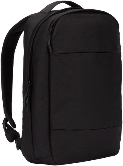 Incase Compact City Backpack with Diamond Ripstop – 18L Everyday Travel Tech Backpack and Laptop Bag for Work or School – Three Pockets, 16” Padded Laptop Sleeve, Quick Access Pocket – Black