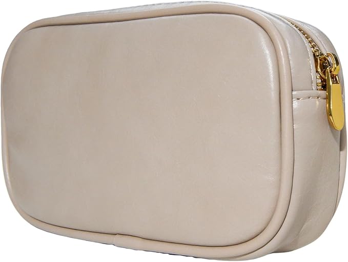 PU Leather Padded Laptop Sleeve Bag 13Inch Compatible with 2024 MacBook Air 13.6 A3113 M3 A2681,New MacBook Pro 13 M2 A2686 with Charger Pouch Color Sand