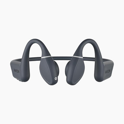 Raycon Bone Conduction Headphones, Open-Ear Bluetooth Sports Earbuds with Mic, IP68 Water Resistant Headset for Workout and Running, 13hr Playtime (Gray)