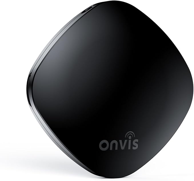 Onvis Item Finders Tracker Work with Apple Find My APP (iOS Only, Not for Android), Smart Bluetooth Locator for Keys, Luggage Suitcases, Bags Wallets, Backpack, IP67 Waterproof (2 Pack)