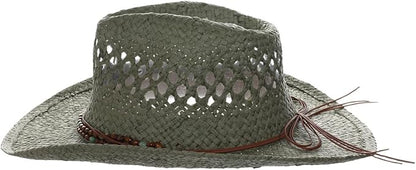Panama Jack Drifter Sun Hat - Toyo Straw, 3 1/4" Shapeable Brim