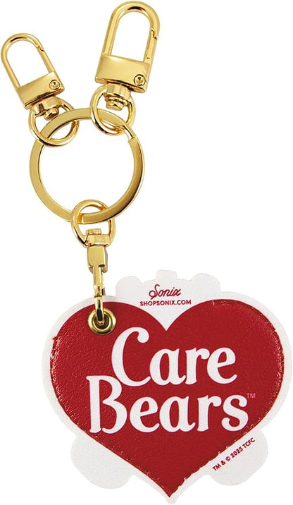 Sonix x Care Bears Keychain Case Compatible with Apple AirTag | Protective AirTag Cover Keychain Charm | Yellow Funshine Bear