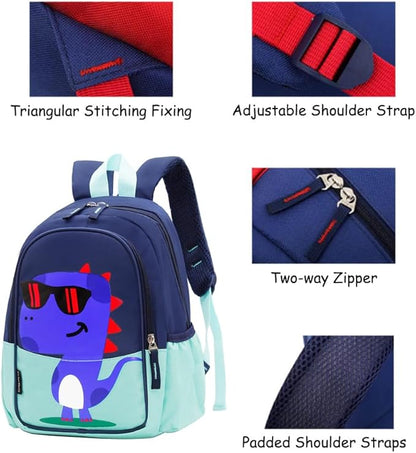 CHERUBIC Toddler Backpack, Kids Travel Backpack, Waterproof Cute Small Preschool Backpack Cartoon Daycare Bag