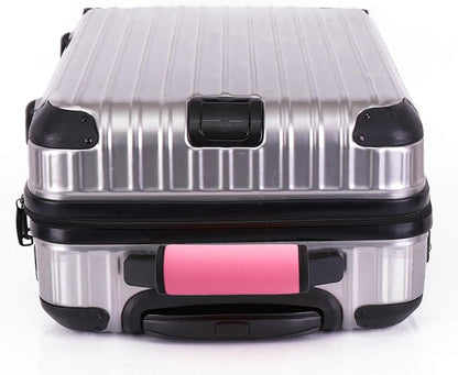 Neoprene Luggage Handle Wraps for Traveling Bright Color Luggage Tags|Handle Wraps|Handle Covers (Light Pink)