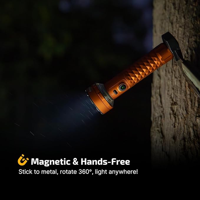 OLIGHT Prowess Rechargeable High Lumen Flashlights, 5,000lms Super Bright Flashlight with Holster, High-Efficiency USB-C Charging LED, Bidirectional Lighting