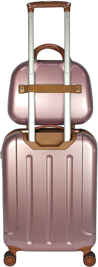 Classique Lightweight Spinner 2-piece Carry-On Luggage Set - Rose Gold