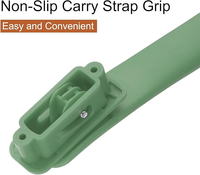 uxcell 2 Pcs Luggage Handle Replacement 8.5 Inch Suitcase Handle Carry Strap Plastic Pull Handle Grip Luggage Replacement Parts with Screws for Suitcase Box Luggage Case, Avocado Green