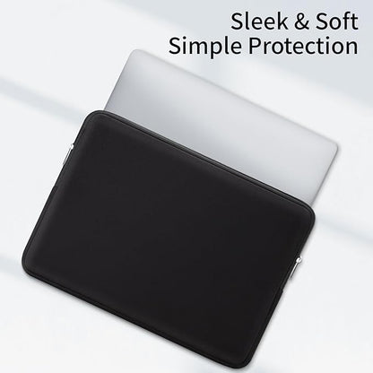 RAINYEAR 11-11.6 Inch Laptop Sleeve Protective Case Soft Lining Carrying Bag Padded Zipper Cover Compatible with 11.6" MacBook Air for 11" Notebook Computer Tablet Chromebook (Black, Upgraded Version)