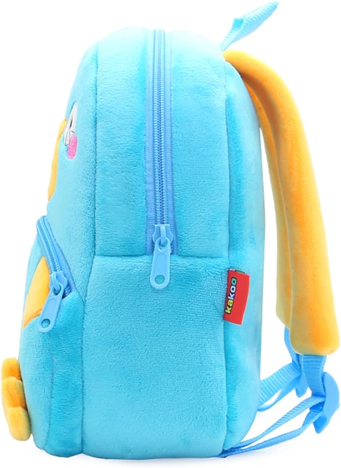Cute Toddler Backpack,Cartoon Cute Animal Plush Backpack Toddler Mini School Bag for Kids Age 2-4 Years Old(Platypus Blue)
