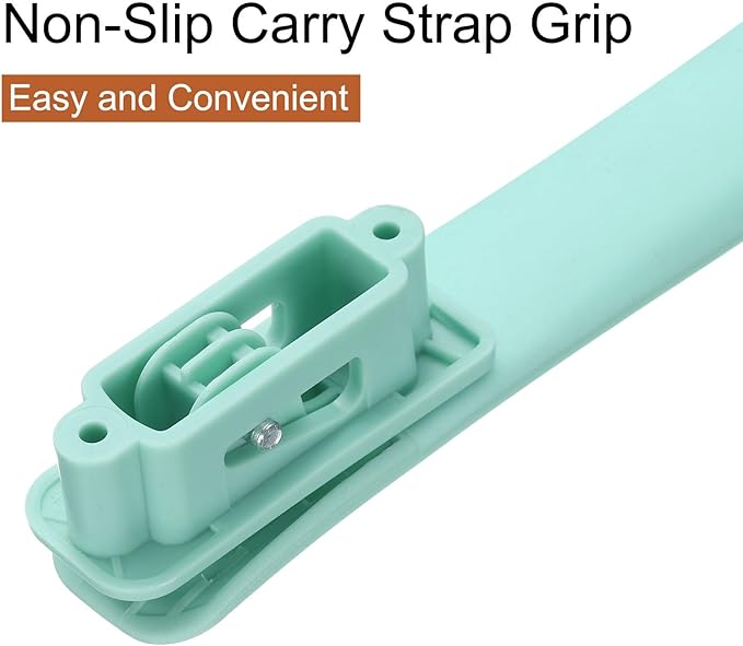 uxcell 2 Pcs Luggage Handle Replacement 8.5 Inch Suitcase Handle Carry Strap Plastic Pull Handle Grip Luggage Replacement Parts with Screws for Suitcase Box Luggage Case, Light Cyan