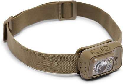 BLACK DIAMOND Spot 400 Headlamp | 400 Lumens Brightness, Dimmable | Waterproof & Durable | 3X AAA Battery Operated (Included) | Ops Dark Tan