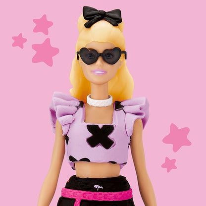 Play-Doh Barbie Designer Fashion Show Set, Make Doll Clothes with 21 Fashion Accessories & Modeling Compound, Kids Arts & Crafts for Girls & Boys, Ages 5+