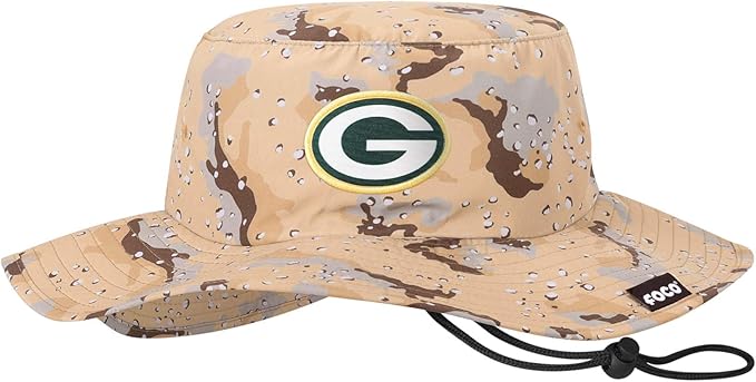 NFL Solid Team Color Logo Sport Outdoor Sun Bucket Boonie Hat