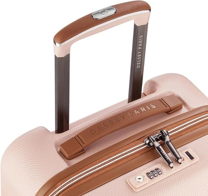 DELSEY PARIS Chatelet Air 2.0 Hardside Luggage with Spinner Wheels, Blush Pink, Carry on 20 Inch