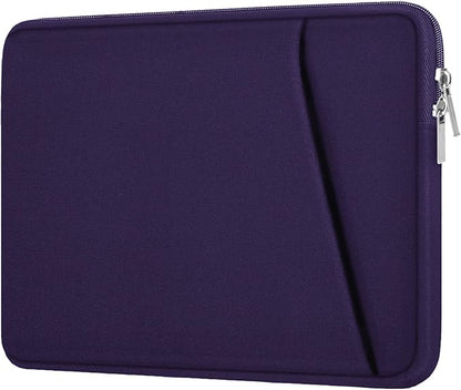 Laptop Sleeve Case 15.6 inch, Shockproof Protective Cover, Handbags Portable Laptop Bag for 15.6 inch HP Dell Asus Lenovo Notebook Computer Case with Front Pocket, Purple