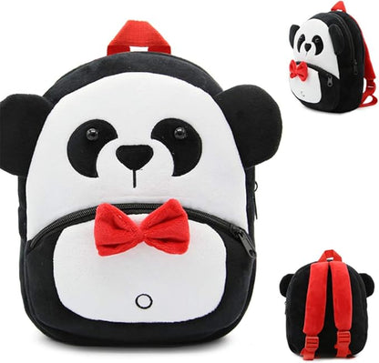 Children Toddler Preschool Backpack Plush Animal Cartoon Backpack Baby Kids School Satchel Travel Lunch Bags(Panda)