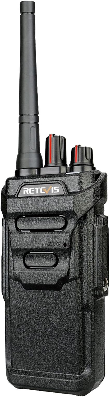 Retevis RT48 Waterproof Walkie Talkies,Heavy Duty Rugged 2 Way Radio,IP67 Dustproof,Waterproof up to 1m/30min,1200mAh Rechargeable Professional Two Way Radio,VOX,SOS,for Construction Business(6Pack)