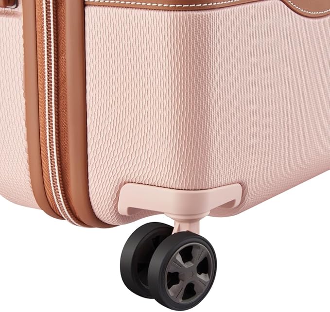 DELSEY PARIS Chatelet Air 2.0 Hardside Luggage with Spinner Wheels, Blush Pink, Carry on 20 Inch