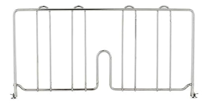 METRO DD18C Super Erecta Chrome Plated Shelf Divider, 18" Width x 8" Height, Silver