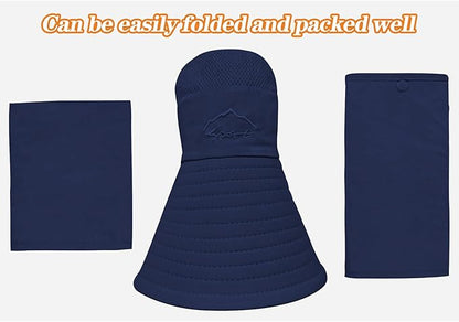 Sun Hats for Men Women Fishing Hat UPF 50+ Breathable Wide Brim Summer UV Protection Hat