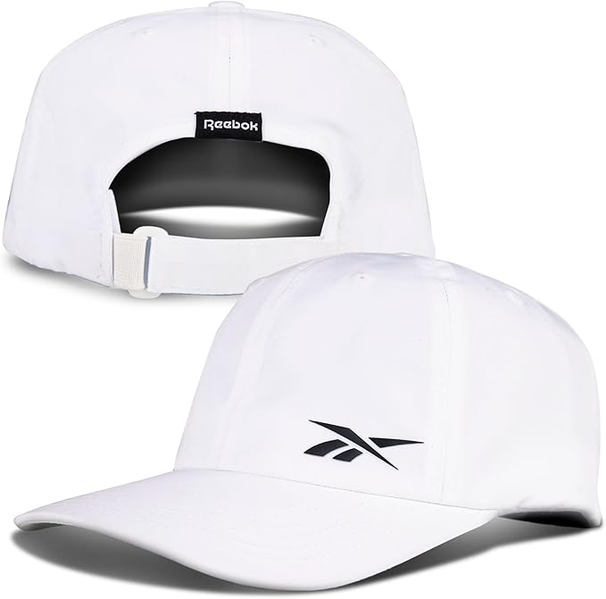 Reebok Lightweight Adjustable Performance Running Cap for Men and Women (One Size Fits Most)