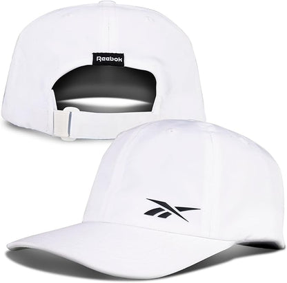 Reebok Lightweight Adjustable Performance Running Cap for Men and Women (One Size Fits Most)