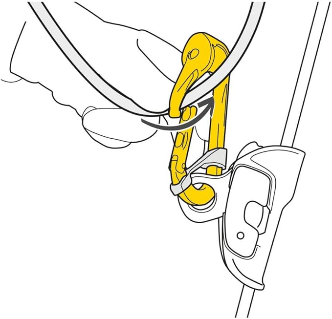 Petzl Rollclip A Trilock Carabiner