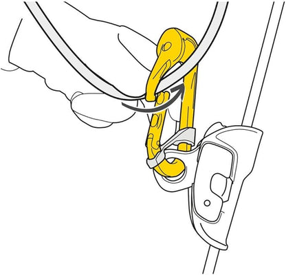Petzl Rollclip A Trilock Carabiner