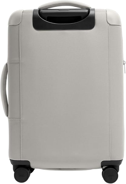 Away Softside Bigger Carry-On Suitcase, 23 Inch Lightweight, Expandable High-Strength Nylon Luggage With Spinner Wheels, Meets Requirements for Most Major Airlines, Cloud Gray