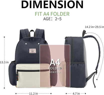 Toddler Backpack for Boys 2-5: Preschool Kindergarten 13" Daycare Backpacks Fit A4 Folder