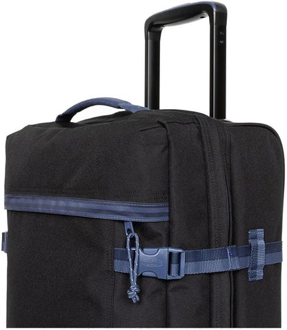 EASTPAK Tranverz S Kontrastprblack Wheeled Luggage, Kontrastprblack, One Size, TRANVERZ S KontrastPrBlack WHEELED LUGGAGE