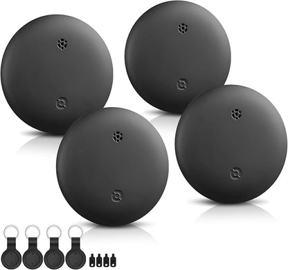 Air Tracker Tags-4 Pack, Bluetooth Tracker for Apple Find My, Item Locator Smart Tag Keys Finder Tracking Tags and Item Locator for Luggage Tracker, Bags, Kids, Pets, Wallet, Suitcase, Travel