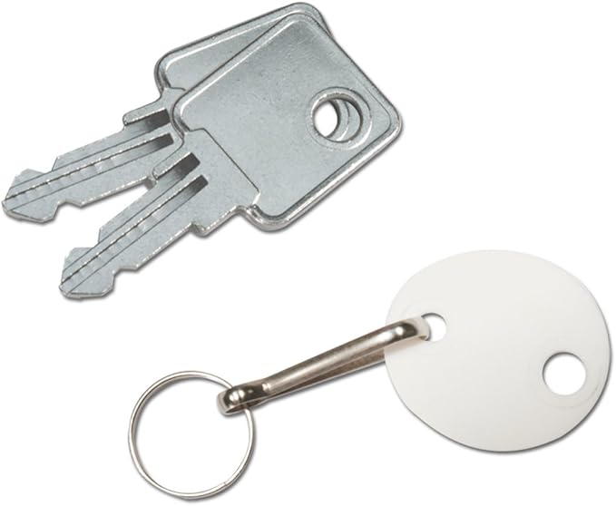 Barska Red Key Lock Breakable Glass Window Alarm Emergency Key Storage Lock Box with Attached Hammer for Home and Business