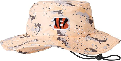 NFL Solid Team Color Logo Sport Outdoor Sun Bucket Boonie Hat