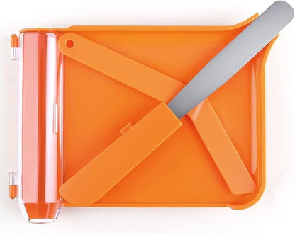 Opret Right Hand Pill Counting Tray with 2 Spatulas, Pill Counter with A Straight Spatula & A L-Spatula for Pharmacy to Count Meds Pills Tablets