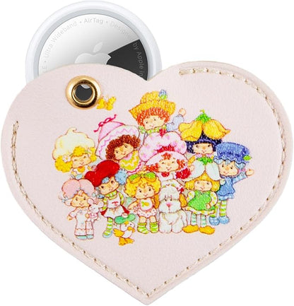 Sonix Keychain Case Compatible with Apple AirTag | Protective AirTag Cover Keychain | Strawberry Shortcake Berry Besties