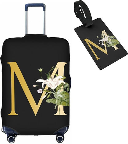 Decorative M Suitcase Protectors Elastic Washable Luggage Covers With Concealed Zippers For 18-32 Inch Luggage (Size Xl: Fits 29-32 Inch)