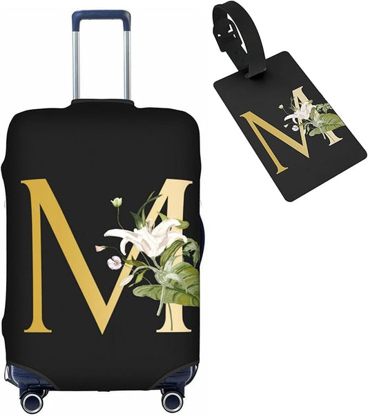 Decorative M Suitcase Protectors Elastic Washable Luggage Covers With Concealed Zippers For 18-32 Inch Luggage (Size Xl: Fits 29-32 Inch)