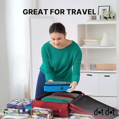 5pc Large Packing Cubes for Suitcases - Travel Packing Organizers for Carry on Suitcase - Luggage Packing Cubes for Travel - Packing Bags for Suitcases