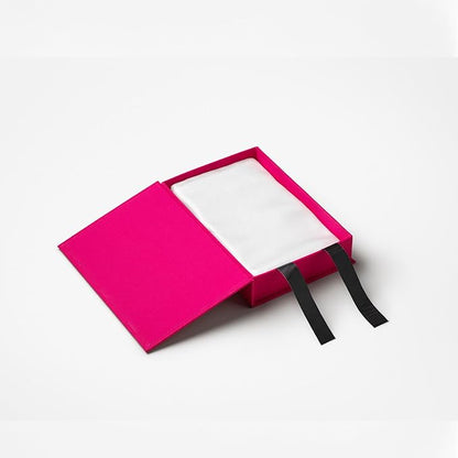 PrintWorks Cerise Fire Blanket for Home – Minimaslitc Emergency Safety Cover in Stylish Discreet Book-Style Storage Box