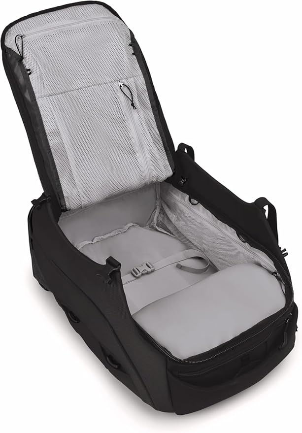 Osprey Sojourn 22"/45L Wheeled Travel Backpack with Harness, Black
