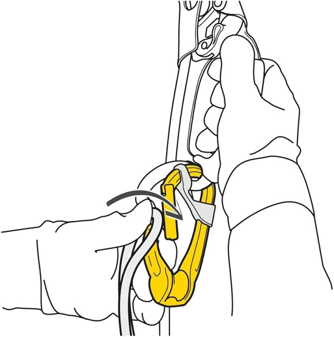 Petzl Rollclip A Trilock Carabiner