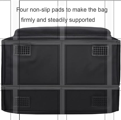 BUBM Desktop Computer Carrying Case, Padded Nylon Carry Tote Bag for Transporting Computer Tower PC Chassis, Keyboard, Cable and Mouse…