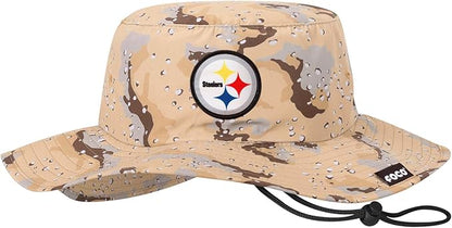 NFL Solid Team Color Logo Sport Outdoor Sun Bucket Boonie Hat