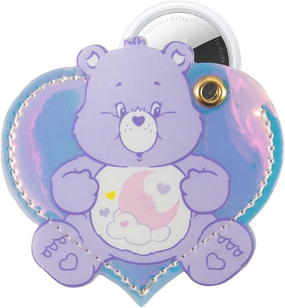 Sonix x Care Bears Keychain Case Compatible with Apple AirTag | Protective AirTag Cover Keychain Charm | Purple | Sweet Dreams Bear