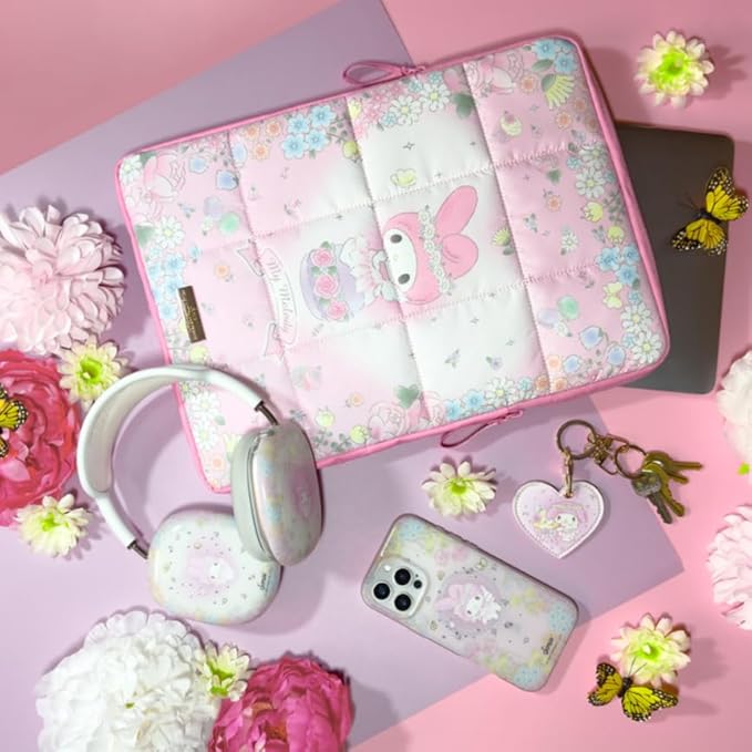Sonix x Sanrio Keychain Case Compatible with Apple AirTag | Protective AirTag Cover Keychain Charm | My Melody Fairy 50th Anniversary