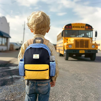 STEAMEDBUN Toddler Backpack for Boys 2-4: Preschool Kindergarten Backpacks - 12 inch Daycare Backpack